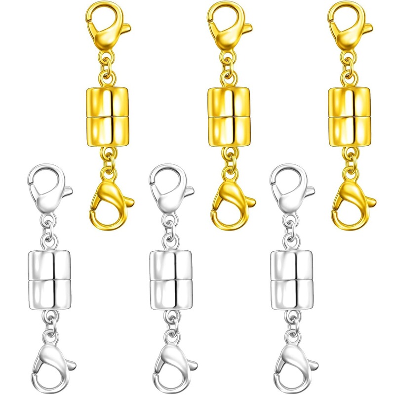 DIY Jewelry Accessories Color-Preserving Short Cylindrical Magnet Buckle Bracelet Necklace Connection Buckle Jewelry Spring Magnetic Buckle DIY Jewelry Accessories Color-Preserving Short Cylindrical Magnet Buckle Bracelet Necklace Connection Buckle Jewelry Spring Magnetic Buckle