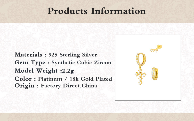 4g Weight 925 Sterling Silver Ear Needle Material 18K Gold Plated Plating Material Drop Earrings, Earrings, Ear Studs Classification 1 Set Quantity Date, Tea Party Occasion Copper Material Geometric Pattern All Seasons Season Women's Gender Elegant, Shiny Style 1 Set Elegant Shiny Geometric Copper 18K Gold Plated Drop Earrings Earrings Ear Studs 8