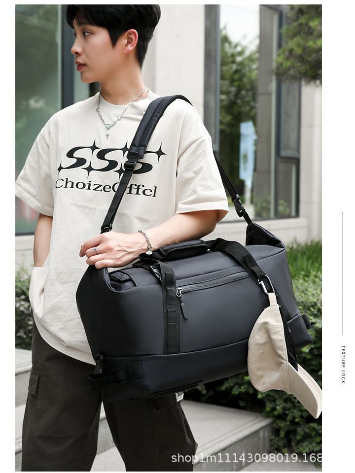 Gran capacidad al aire libre impermeable nylon bolsa de viaje senderismo camping picnic mochila Portátil Bolsa de hombro bolsa de mensajero