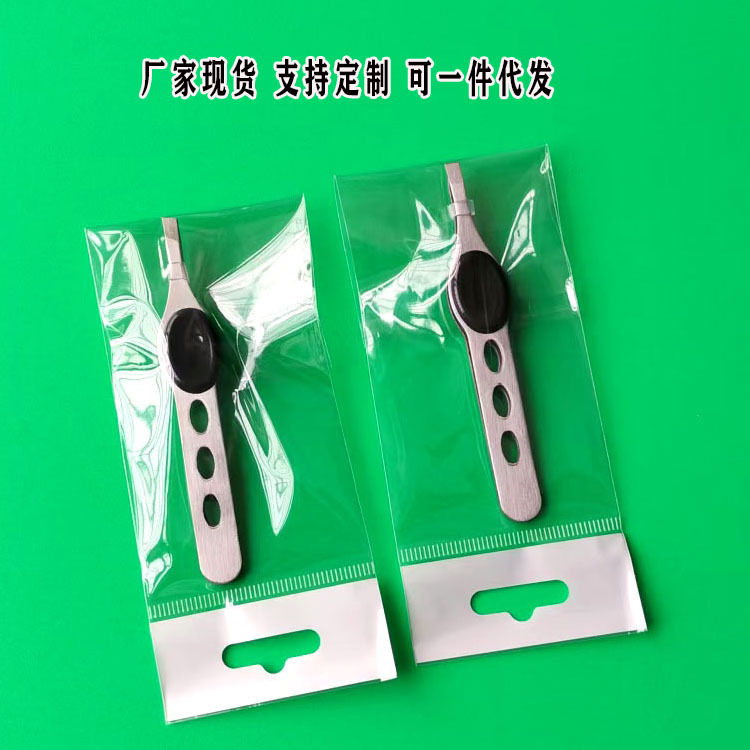 Fuente transfronteriza de cejas de acero inoxidable 3 agujeros cejas pinzas multifuncionales pinzas de maquillaje pinzas de cejas pinzas