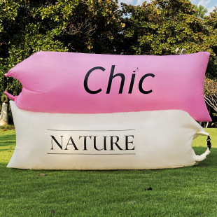Outdoor Lazy Inflatable Sofa Air Mattress Single Recliner Portable Camping Lunch Break Music Festival Camping Supplies