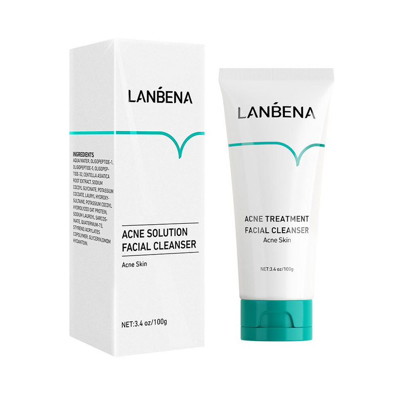 Lanbena Oligopeptide Cleanser Facial Deep Cleansing and Moisturizing Facial Cleanser 100g