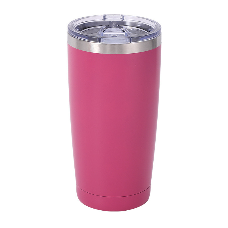 Ventas transfronterizas calientes 304 taza de aislamiento térmico de acero inoxidable de doble vacío de 20oz taza de aislamiento térmico portátil de automóviles de hielo