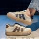 New All-match Niche Design Mesh sneaker Women's 2025 Spring Training Board Shoes Instagram Fashion Platform White Shoes