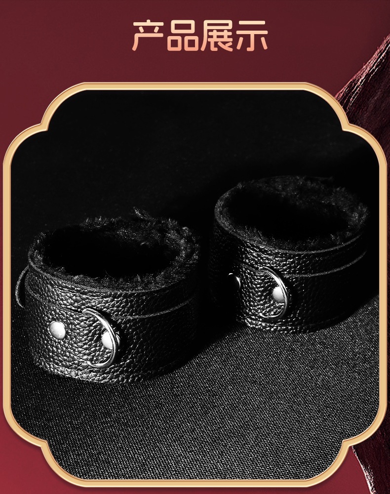 Jiuai SM Couple Bondage Set with Handcuffs, Collar and Restraint Kit — detail image 19