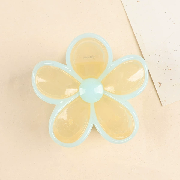 Yellow Plumeria Clip [about 8cm]
