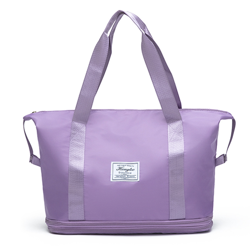 Bolsa de viaje de tres capas extendida de mayor capacidad de separación húmeda y seca bolsa de fitness estudiante de gran capacidad bolsa de equipaje se puede enviar en nombre