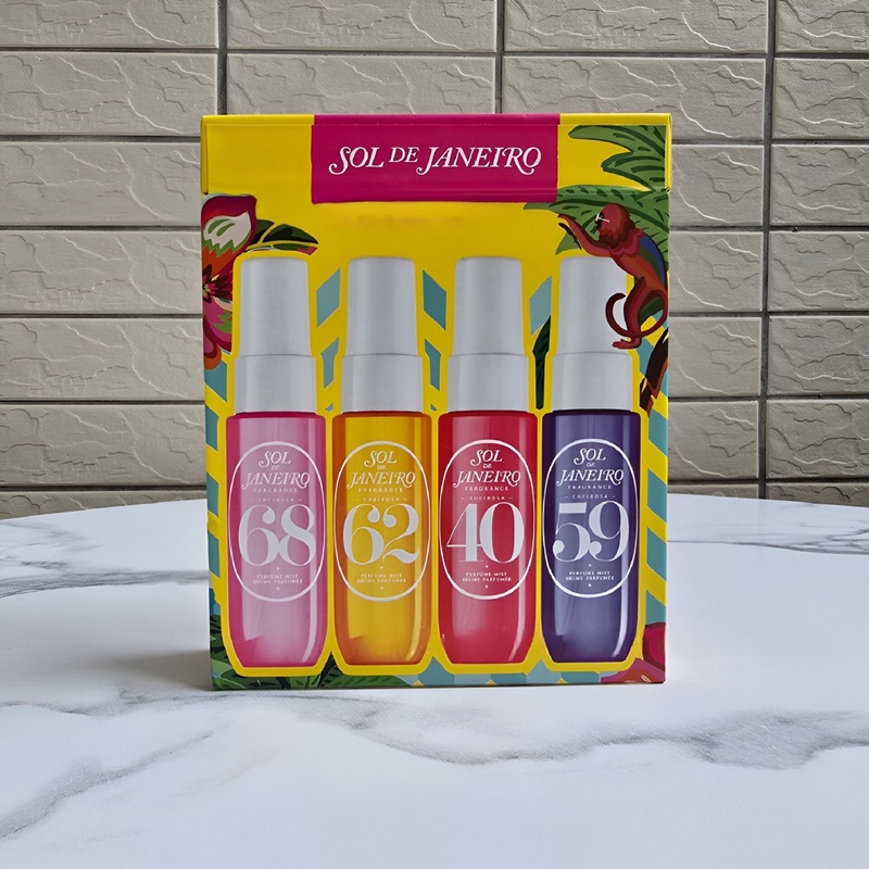国境を越えたスポットブラジル約の夏香水68/62/40/59号ブラジル香水ボディスプレー30ml * 4|undefined