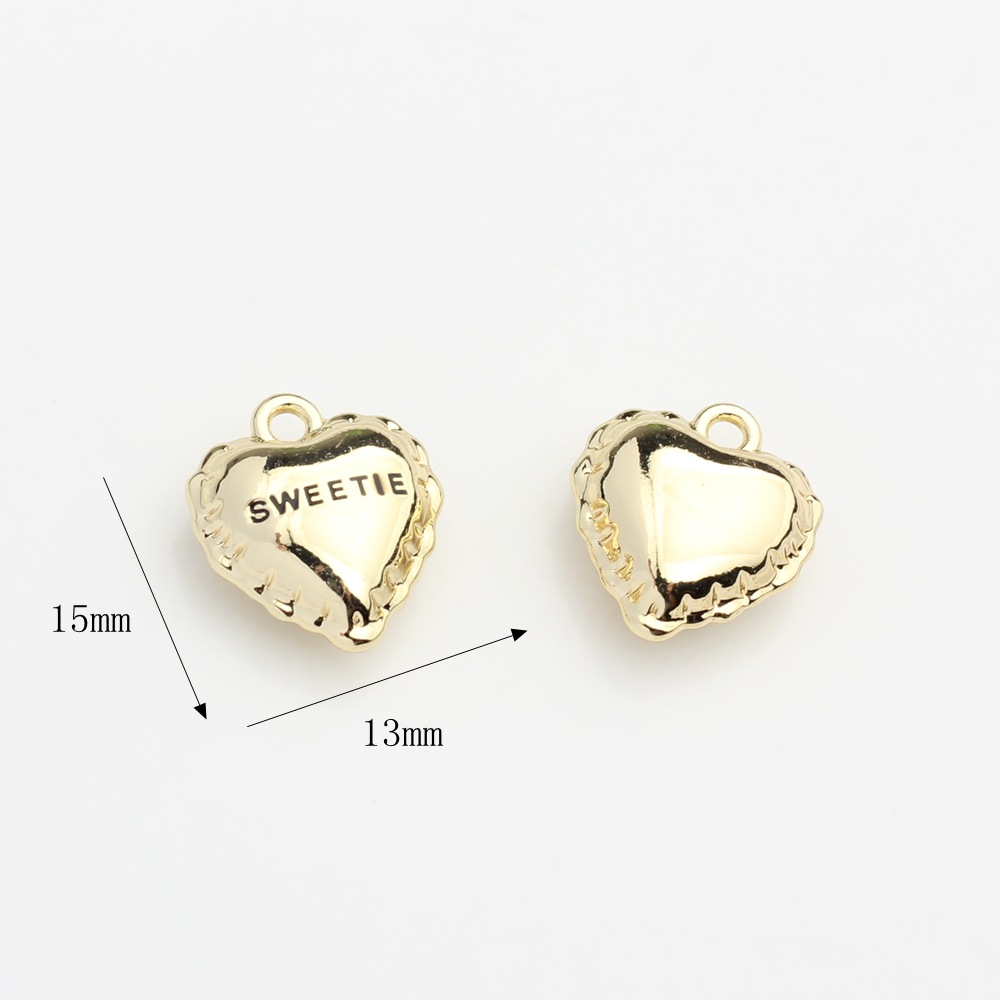 50g Weight Pendant Jewelry Making Type Rhinestones Inlay Material DIY Jewelry Accessories Classification 10 PCS/Package Quantity Alloy Material Star, Heart Shape Pattern Plating, Inlay Design Simple Style Style 10 PCS/Package Alloy Rhinestones Star Heart Shape Pendant 6