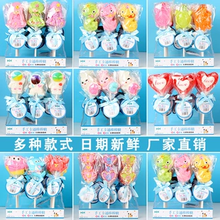 36克*24支典趣手工卡通系列棒棒糖整箱批儿童休闲小零食品糖批发