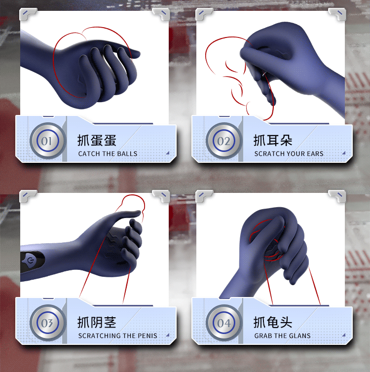 9-Frequency Vibrating Penis Trainer, Silicone Masturbator Cup with Button Control — detail image 16