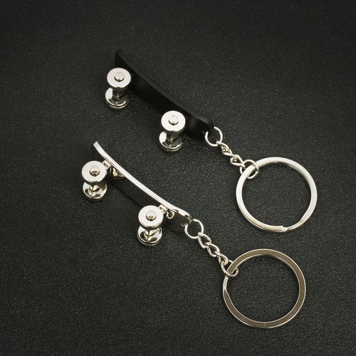 Creative personalized activity sports scooter key chain pendant mini simulation scooter metal key chain with engraving