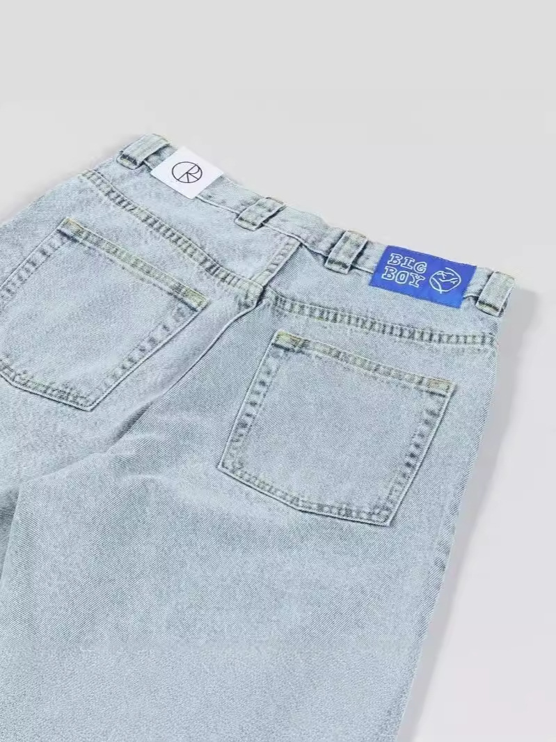 Polar big boys jeans Polar skate big boys pantalones vaqueros bordados Джинсы.