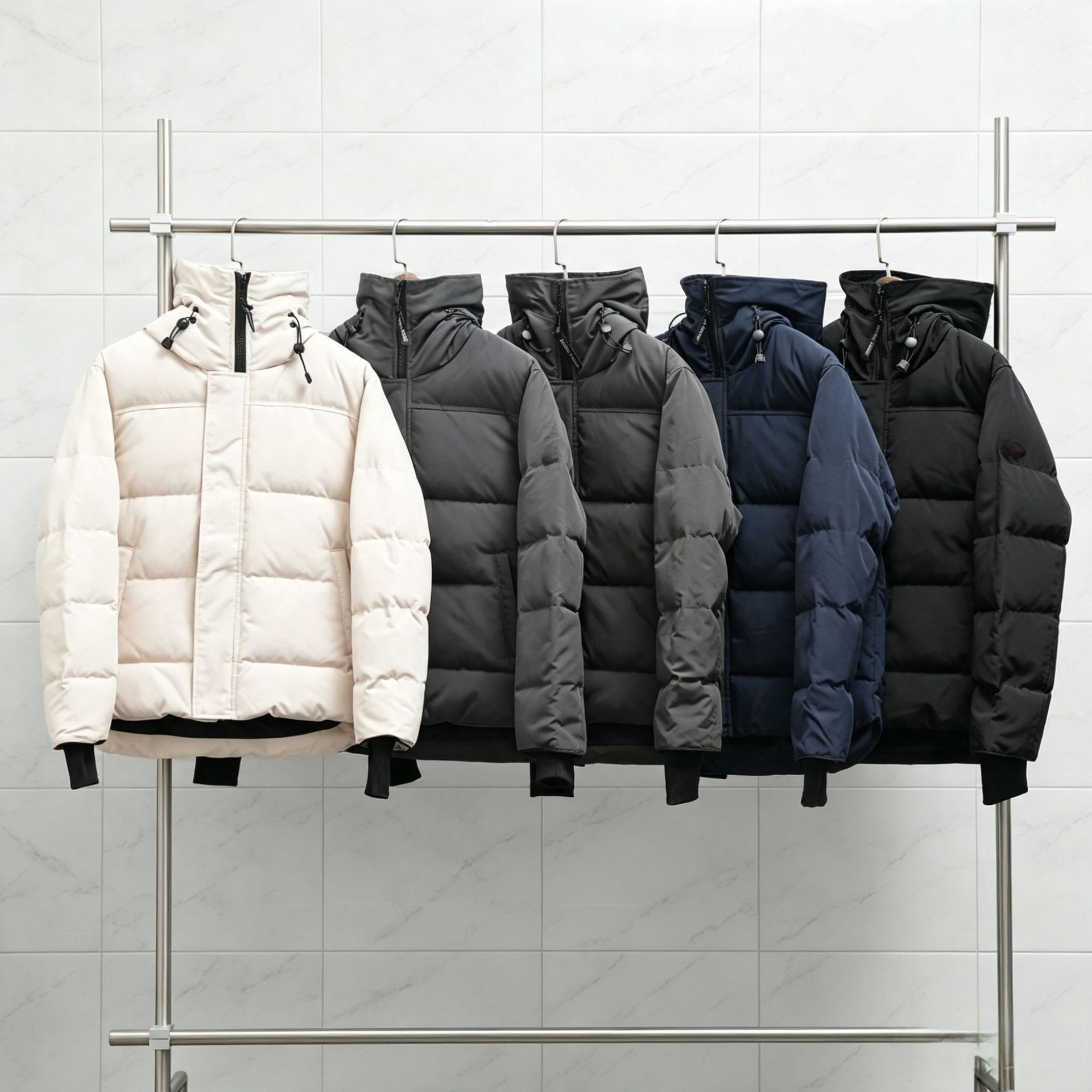 Short Down Jacket Macmillan Parka Canada Goose Down Jacket 17 Model 3804M Men's and Women's Coat
