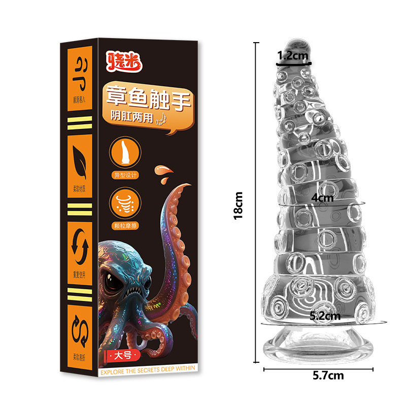 Snapmi macho cristal lobo brazo vibratorio condón pene retrasado anillo pinchazo pareja artículos sexuales adultos interés