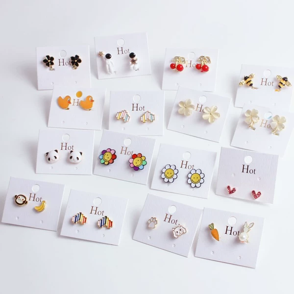 Cute Qingcang earrings random distribution