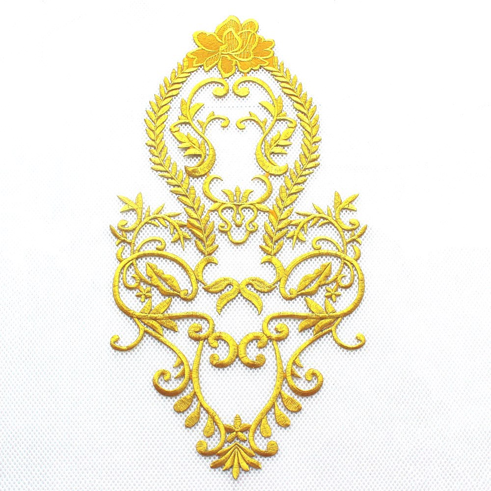 新品DIY动漫舞台民族服装配件辅料 刺绣烫花带胶布贴 礼服装饰品