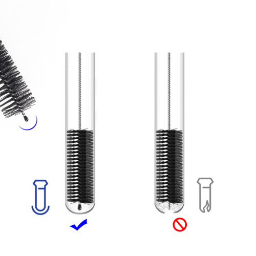 10-in-1 pipe brush, needle brush, multi-functional cigarette holder, flue brush, 10-piece set, 21cm long straw brush