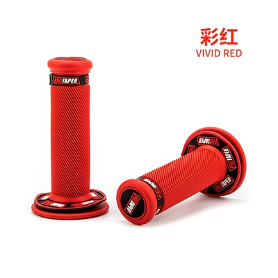 Applicable pedal motorcycle modification Motorcycle Handle Cover - pro-twill-color-handle-glue-colorful-red