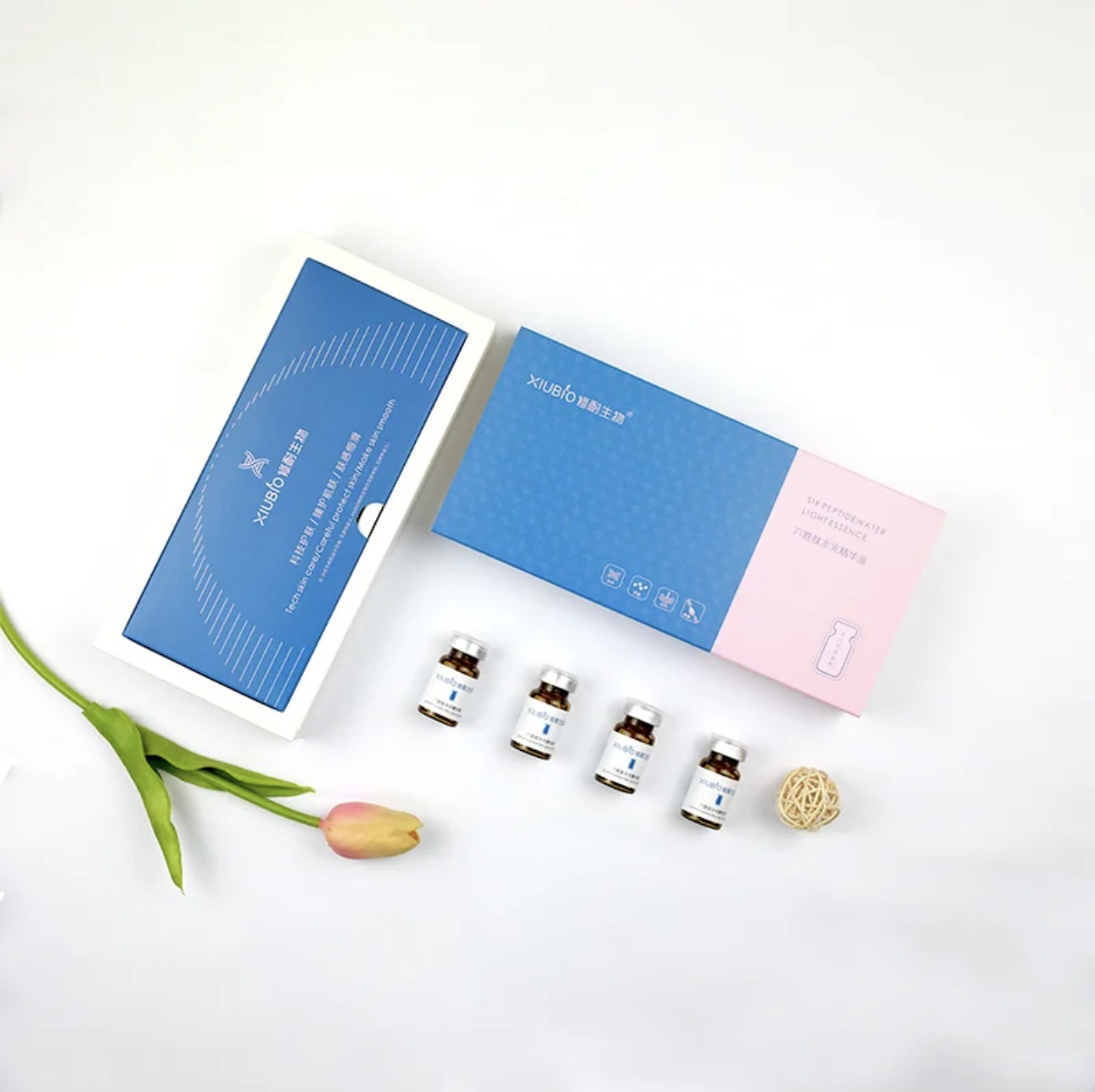 修耐生物六胜肽保湿紧致液态肌肤舒缓修护补水弹润水光精华液