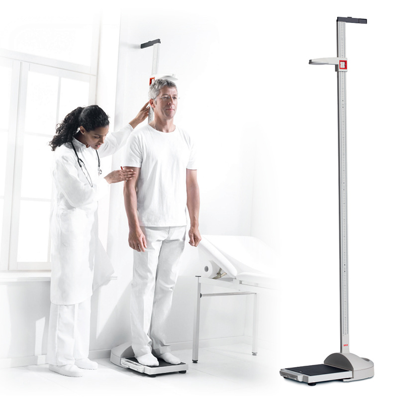 德国赛康便携式身高体重秤255身高尺+体重秤seca217+878