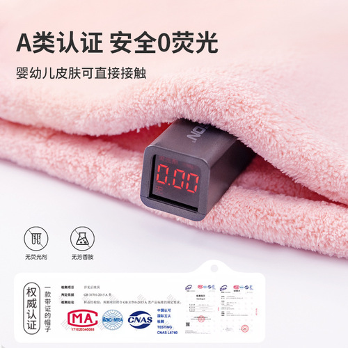 New butterfly knot children's Class A dry hair hat, cute cartoon absorbent quick-dry thick bath cap hair towel