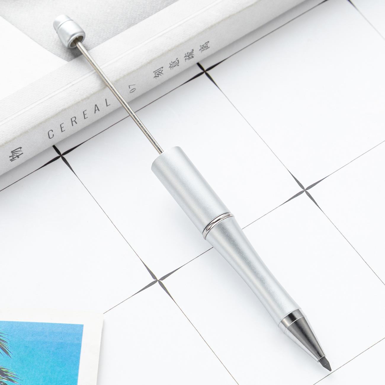 DIY plástico moldeado lápiz pintura afilado-libre Escritura de tinta constante lápiz imprimible logotipo eterno lápiz al por mayor