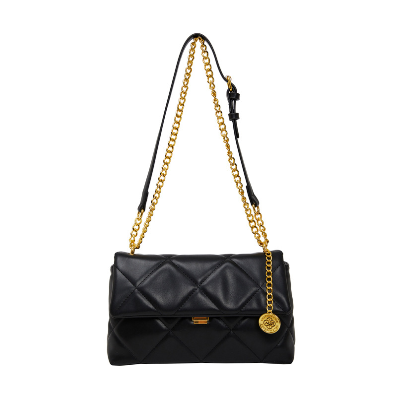 Bolso para mujeres 2025 nuevo estilo transfronterizo de tendencia europea y americana bolso de cadena de diamante nicho de moda alta sensación de mochila de viaje