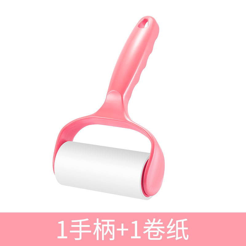 粘毛器滚筒可撕式粘尘纸滚刷吸毛去毛刷衣服黏毛毡毛滚子替换卷纸|undefined