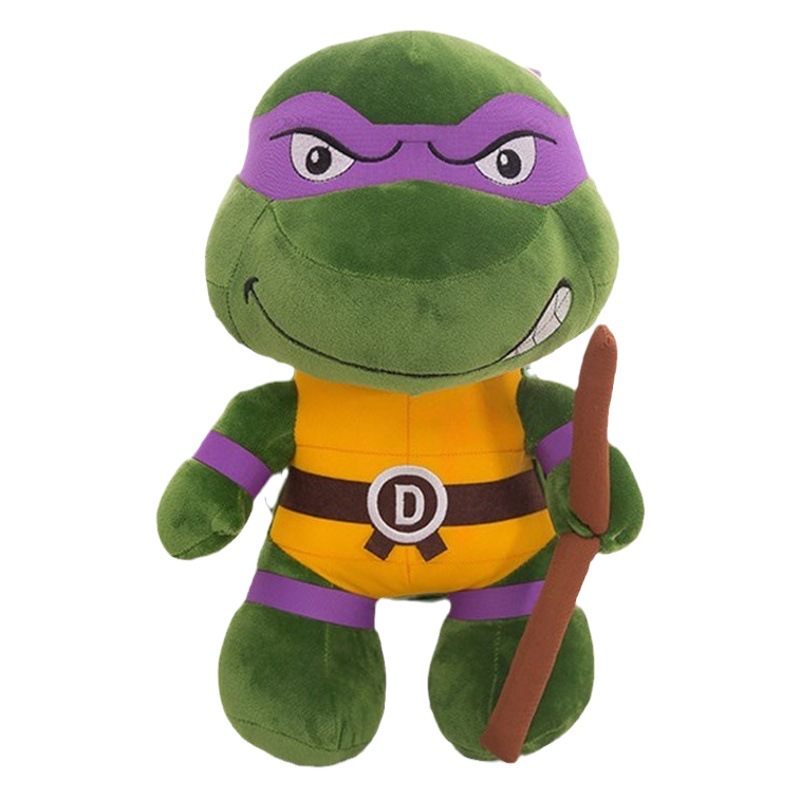 Juguete peluche Ninja Tortuga, muñeca creativa, Q versión