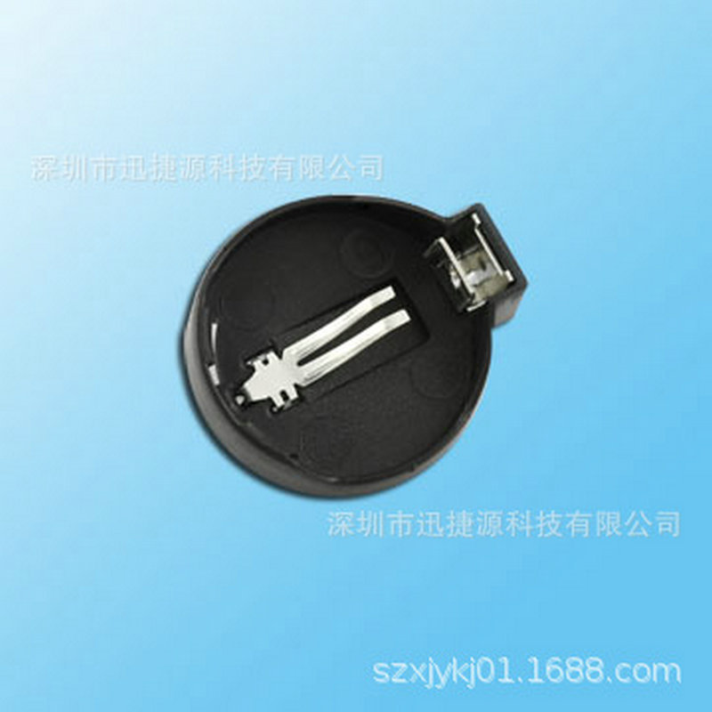 厂家供应CR2032贴片电池座 金属电池扣件 连接器