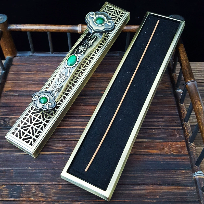 Креативный старинный глушитель из сплава Ruyi бытовой домашний ладан благовония сандалового дерева курильница антикварная печь для благовоний большая