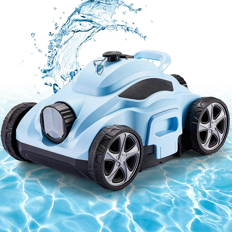 Cordless Wireless Fully Automatic Swimming Pool Cleaning Robot Suction Machine Villa Cleaner Underwater Factory Wireless Long Battery Life