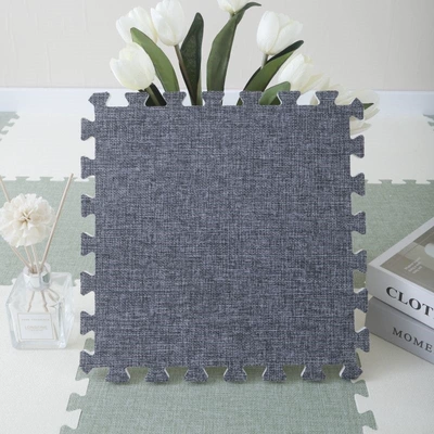 Car Carpet | Can Be Cut and Is Stain-Resistant - dark-gray-utility-knife-with-edge-strips-303010cm-cotton-and-linen-10-pieces
