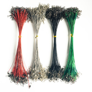 Luya front wire wholesale Luya steel wire anti-bite wire with eight-ring fishing gear accessories fishing front wire