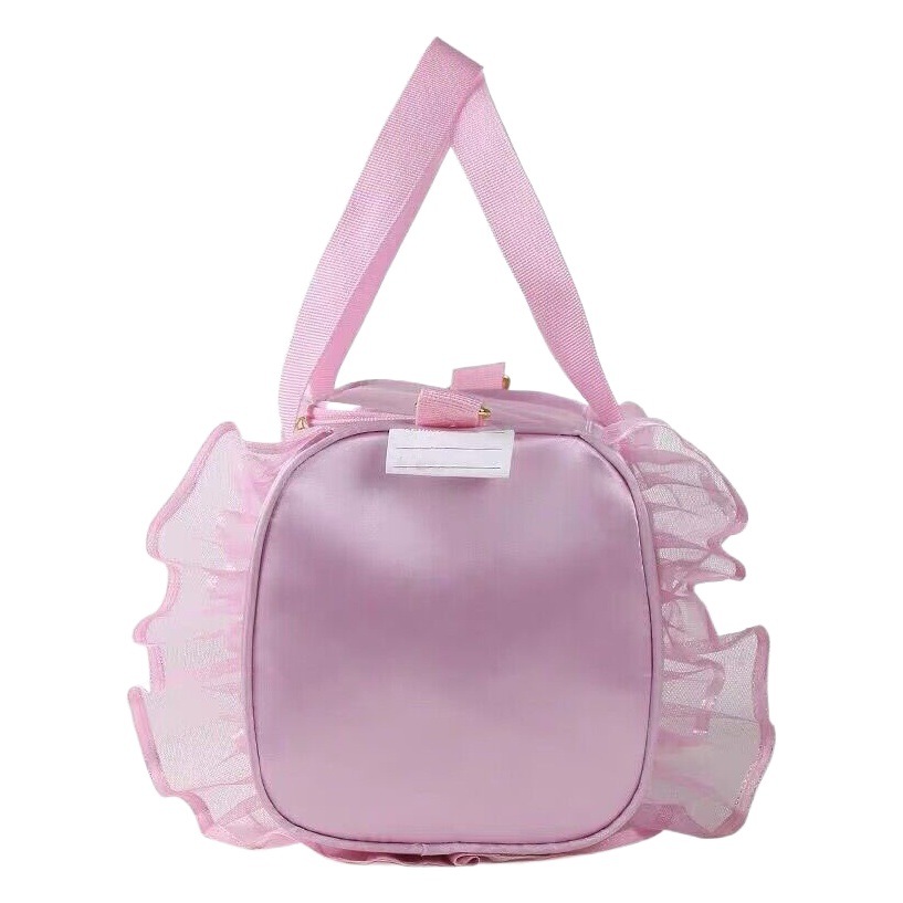 New Dance Bag Women's Double Shoulder Crossbody Bag Children's Dancing Props Mesh Embroidered Dance Bag Wholesale