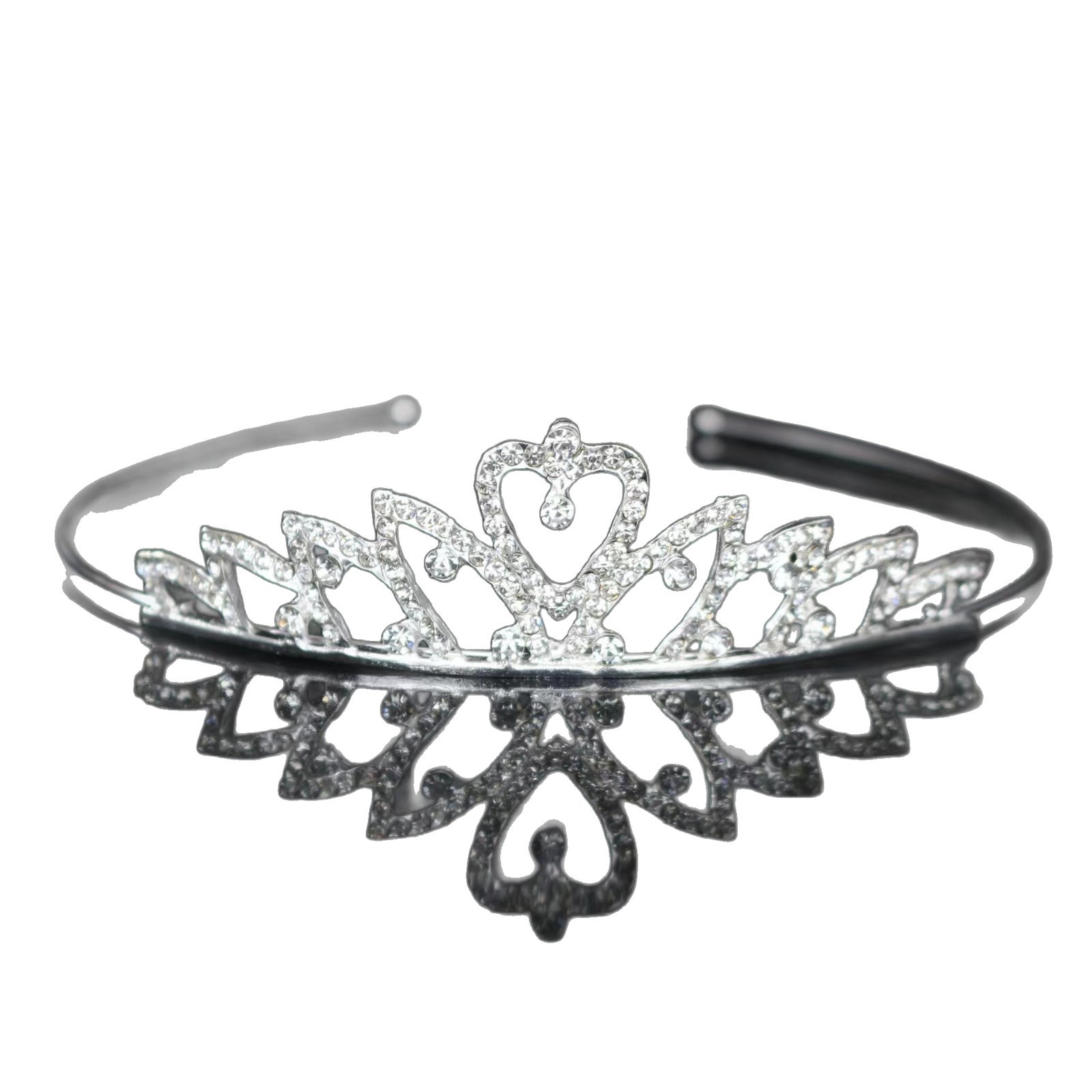 Niños corona tocado de cabello de adultos danza espectáculo de escenario de cristal de diamante niñas para anfitriones de bebés