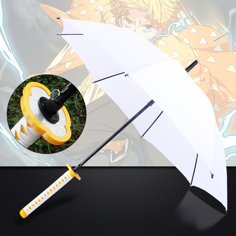 アニメ傘長柄傘刀傘アニメ鬼滅の刃晴傘武士個性創意傘日除け傘cos|undefined