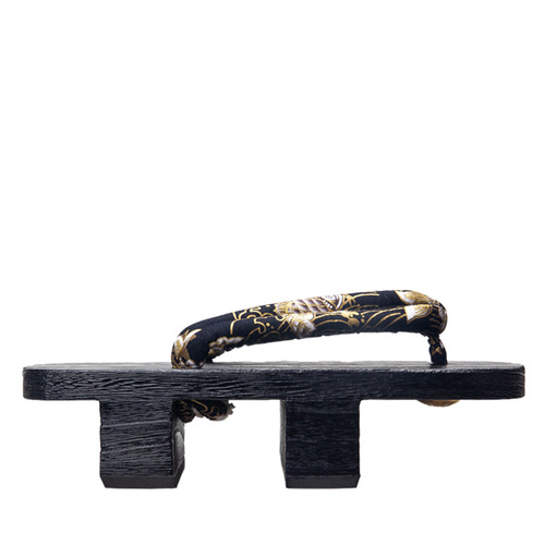 Traditional wooden geta sandals for men, Japanese-style kimono photography cosplay convention, retro Chinese style wooden geta