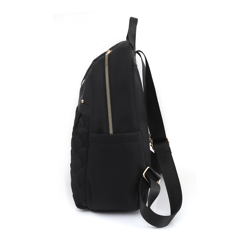 Transfronterizo al por mayor 2023 nueva mochila de nailon casual para mujer, mochila de viaje de gran capacidad literaria simple, mochila escolar