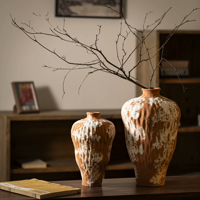 Цзиндэчжэнь дзен ретро керамическая столешница ваза