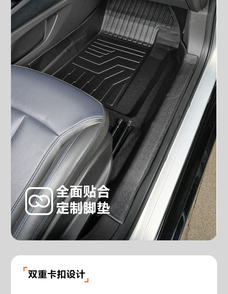 Special Buick 20-24 Micro Blue Velite 6 Pure Electric Fully Enclosed Door Sill Modified Tpe Car Floor Mats