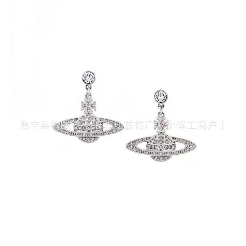 Platinum earrings