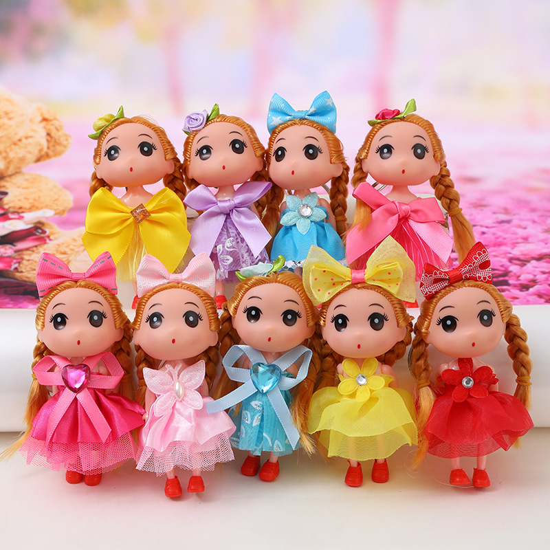 メーカー新 12cm 人形バッグペンダントビニール人形女の子のおもちゃ報酬小さなギフト卸売ミニ|undefined