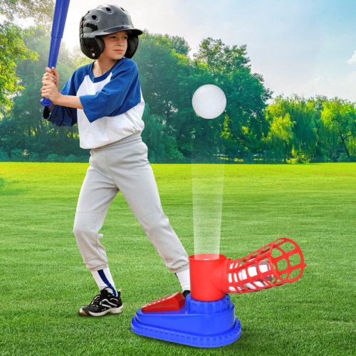 New Cross-Border Hot Selling Children's Foot Baseball Exerciser Outdoor Sports Fitness Sports Baseball Launcher Toy