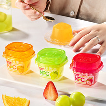 NFC蒟蒻冻迷你方杯散装 带勺带盖果味果冻下午茶歇甜品儿童零食