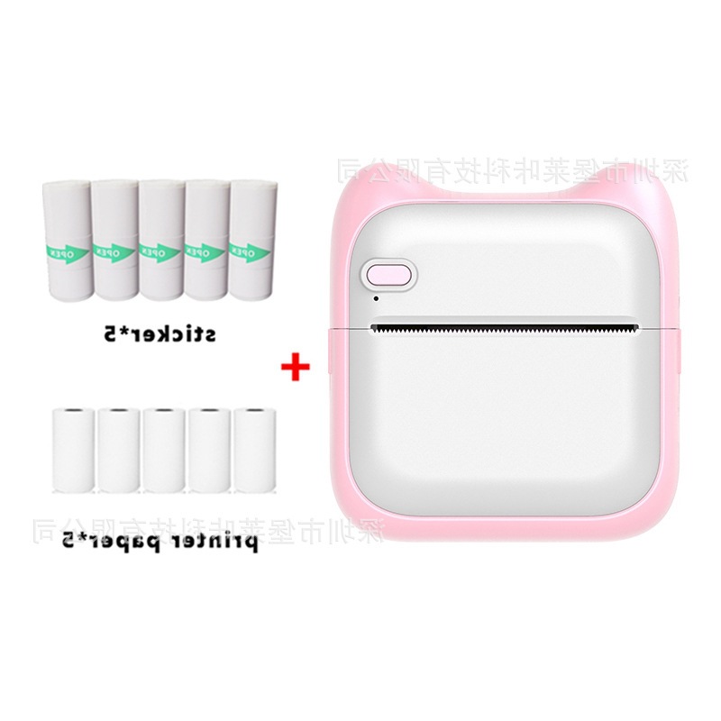 A31 핑크 + 인쇄용지 5롤 + 스티커 5롤