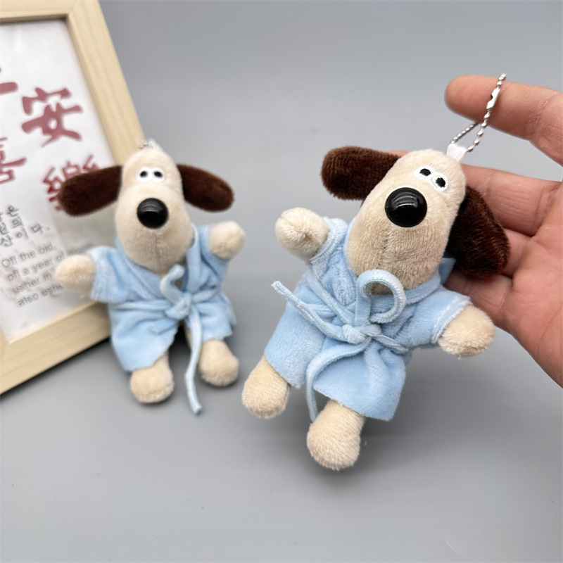 Máquina de garras boutique muñeco de peluche llavero colgante albornoz bolso de muñeca cachorro colgante pequeño regalo al por mayor