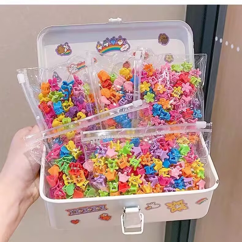 儿童发抓夹宝宝婴儿公主发卡子女童饰品头花迷你小发夹小花爱心