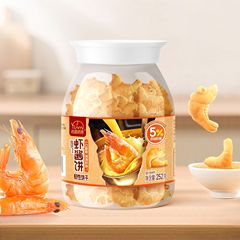 Fasimiyu crab-shaped shrimp paste biscuits canned with shrimp paste casual ready-to-eat snack afternoon tea 252g